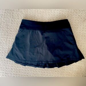 Ivivva Black Set the Pace Skirt - Girls Size 12